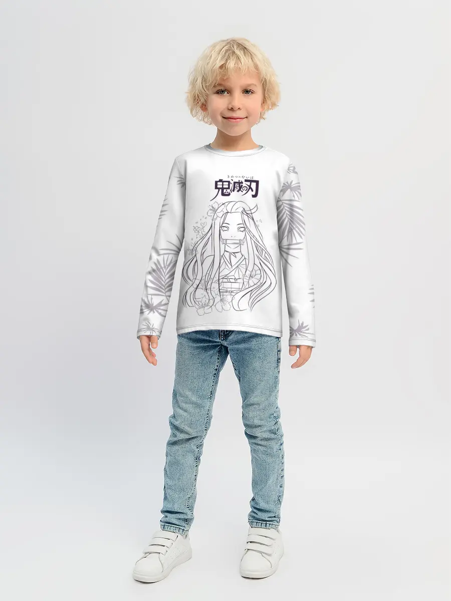 Детский лонгслив / Незуко Камадо Kimetsu no Yaiba