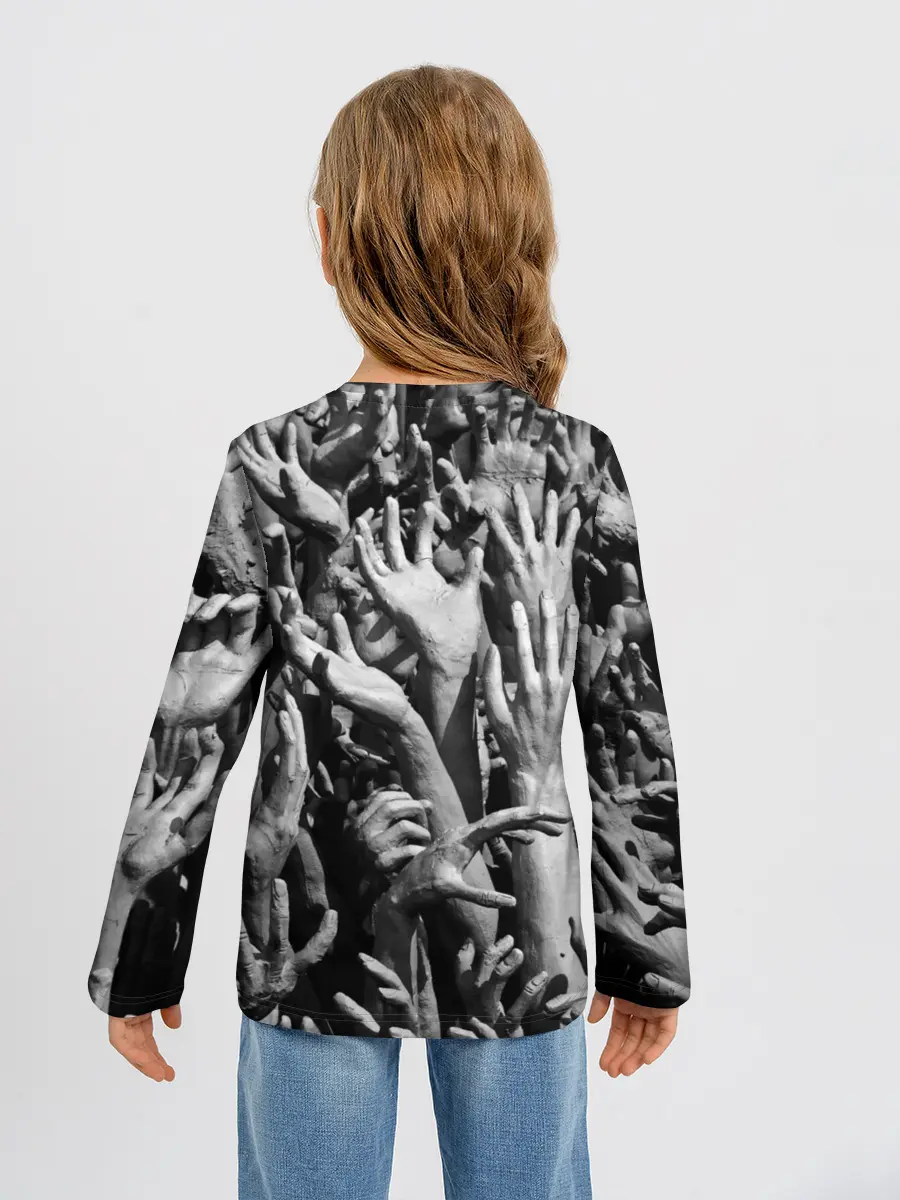 Детский лонгслив / Hands