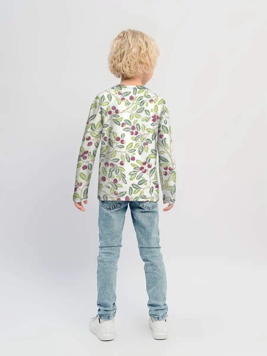 Детский лонгслив / Крыжовник красками