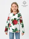 Детский лонгслив / Розы