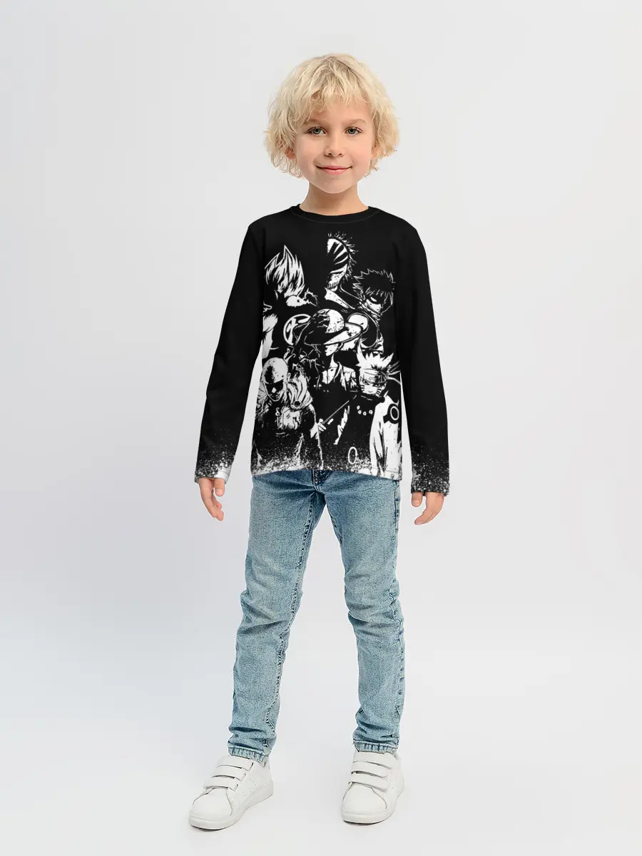 Детский лонгслив / ГЛАВНЫЕ ГЕРОИ АНИМЕ