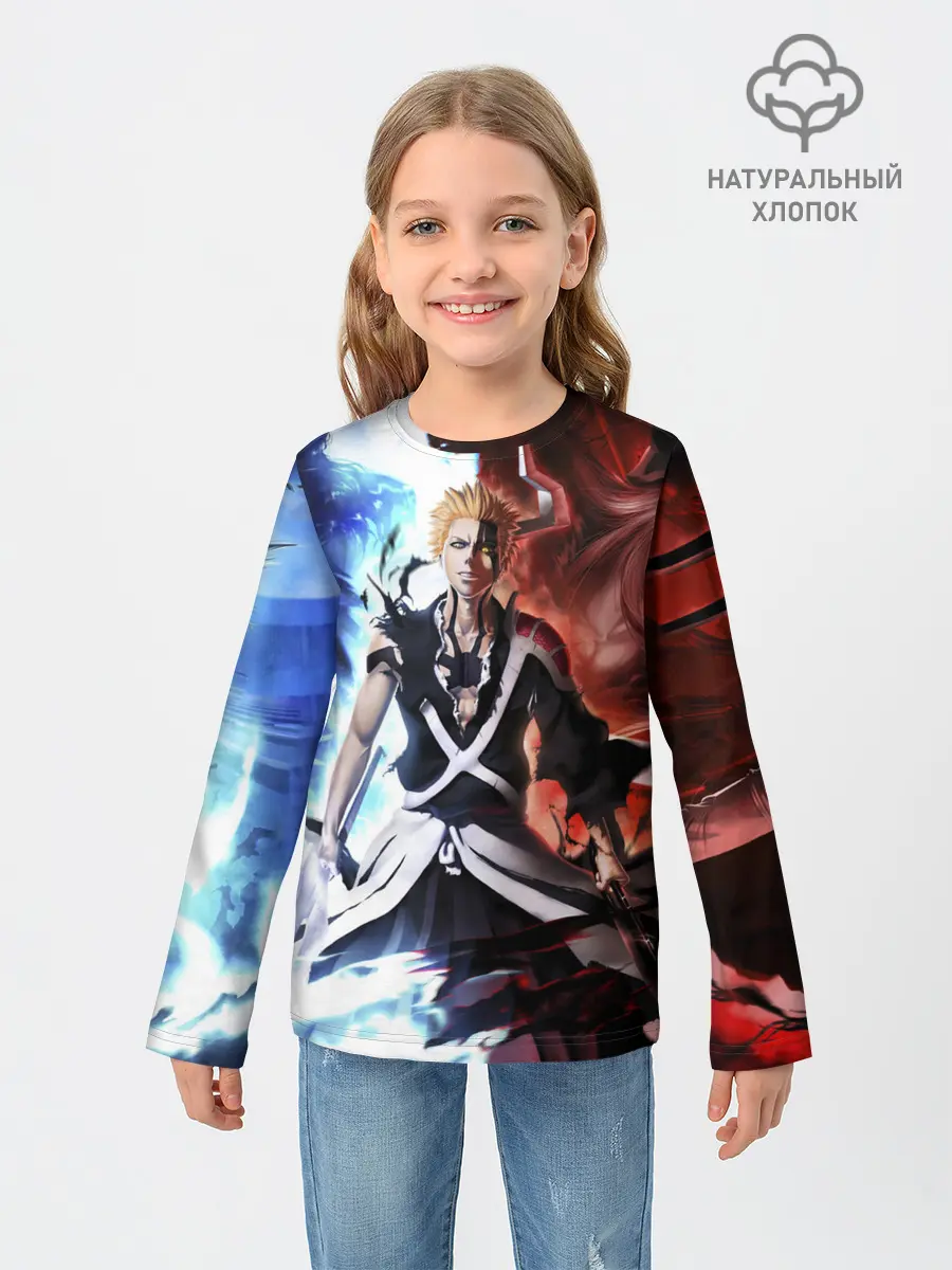 Детский лонгслив / Bleach Ichigo Kurosaki