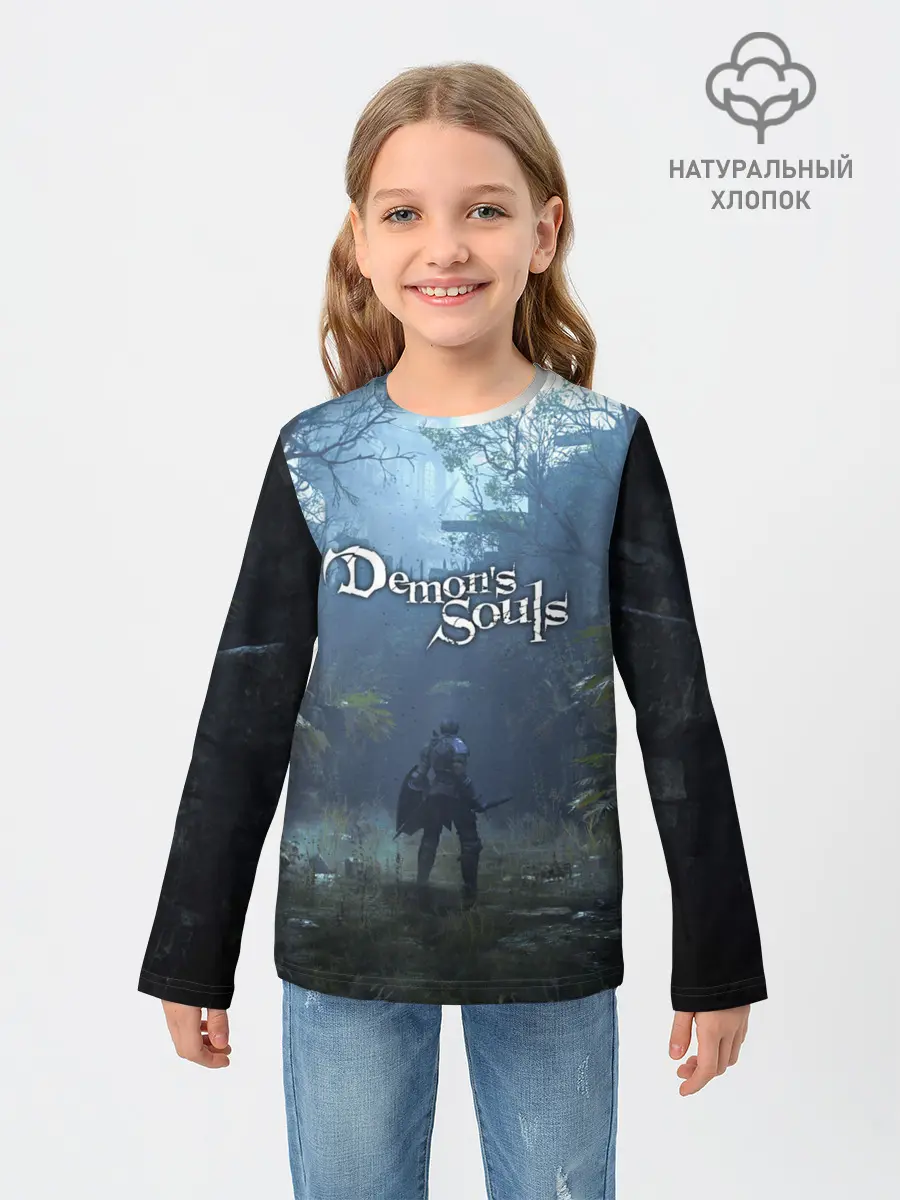 Детский лонгслив / Demons Souls art