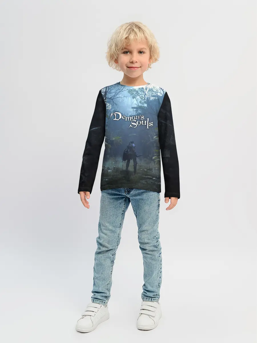 Детский лонгслив / Demons Souls art