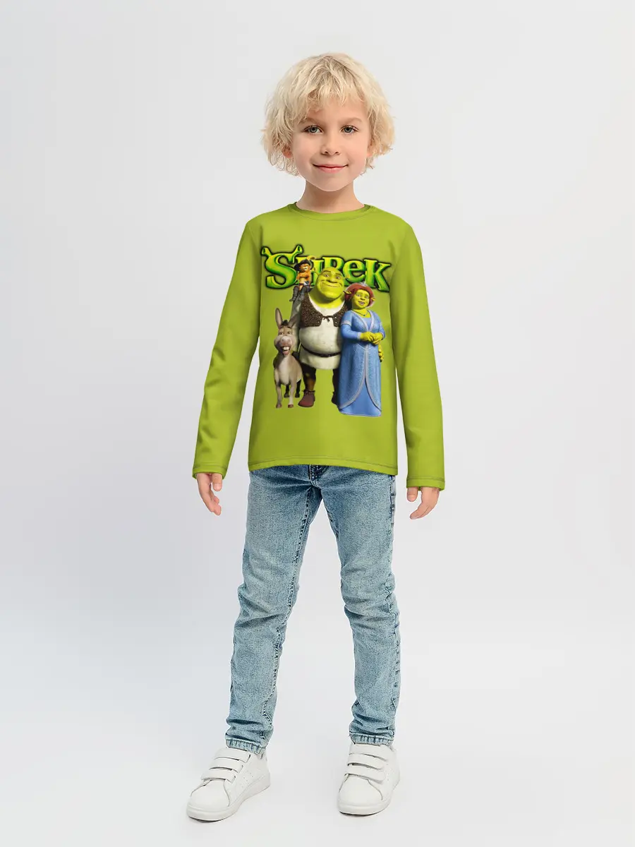 Детский лонгслив / Шрек/Shrek