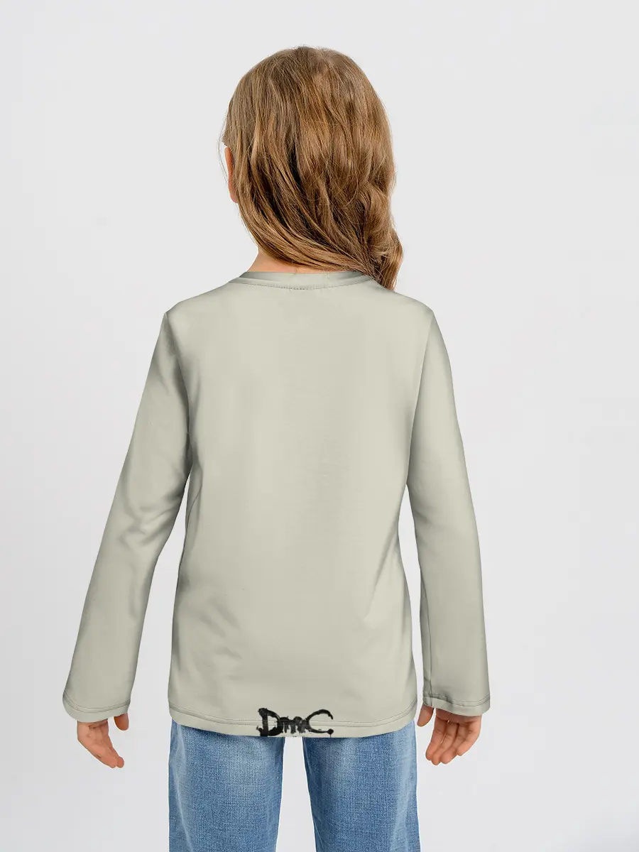 Детский лонгслив / Nero Big head