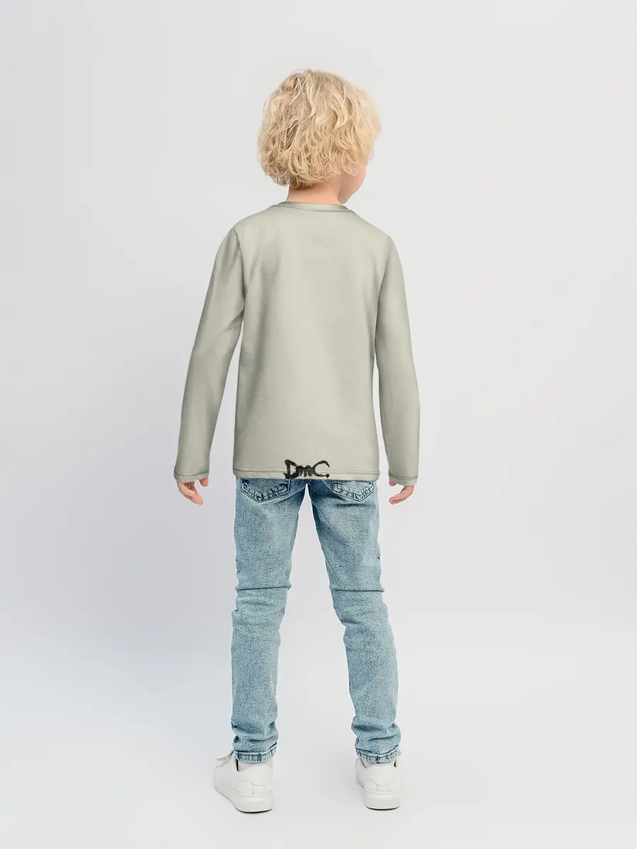 Детский лонгслив / Nero Big head