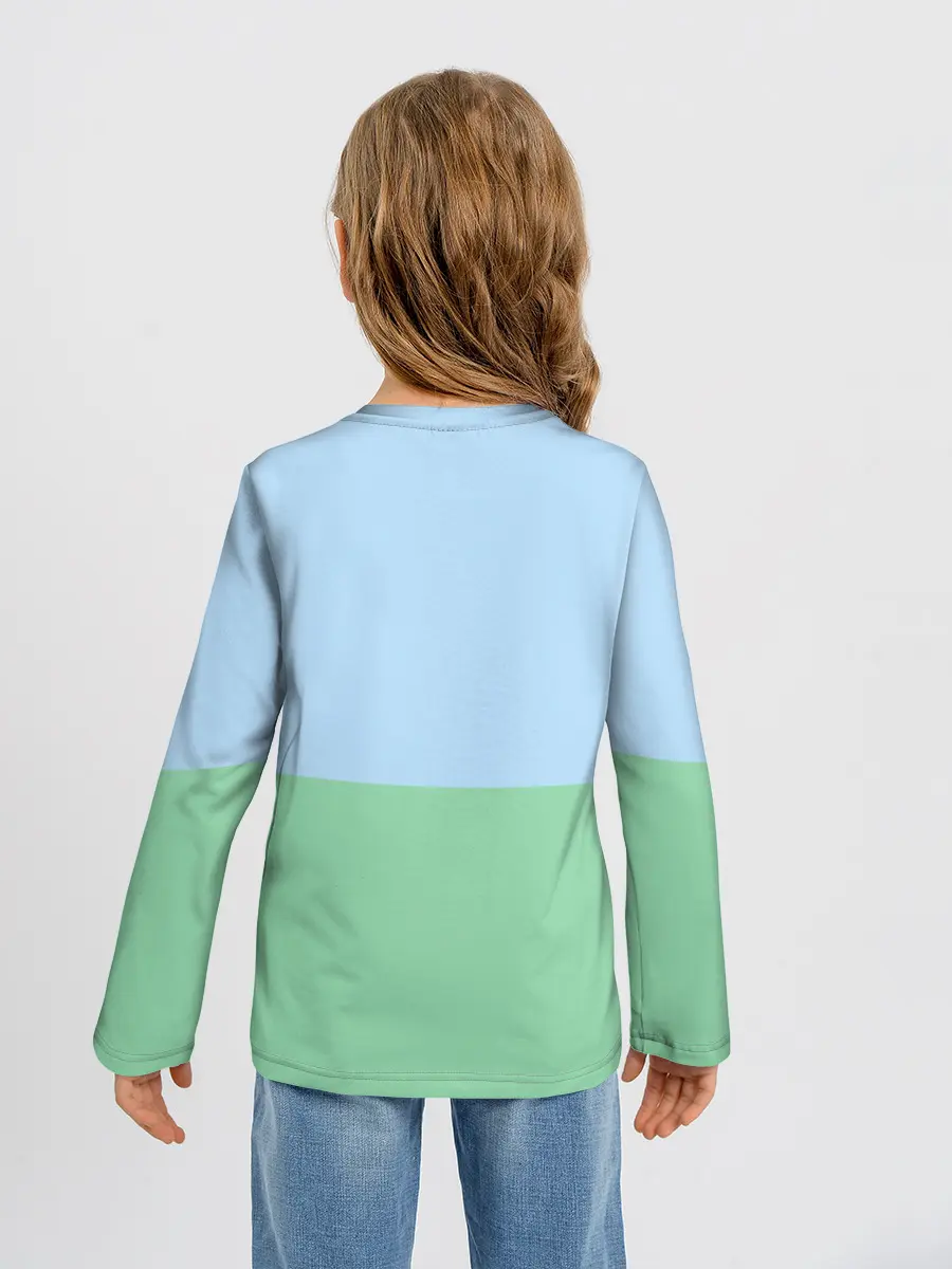 Детский лонгслив / Милый Корги