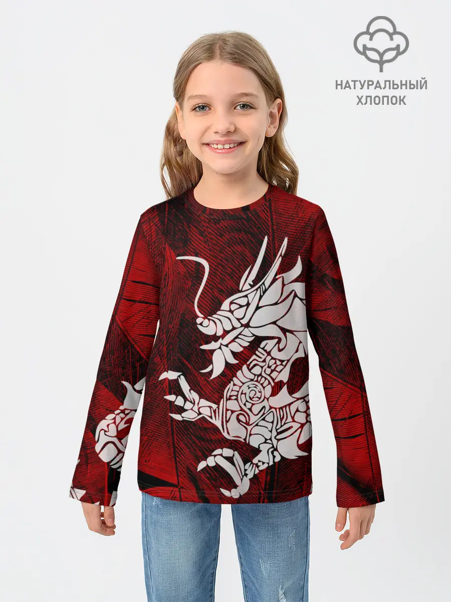 Детский лонгслив / Chinese Dragon