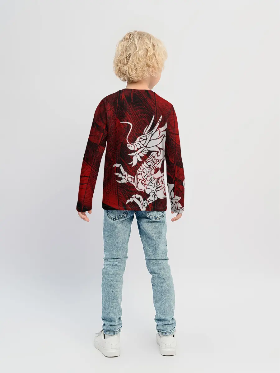 Детский лонгслив / Chinese Dragon