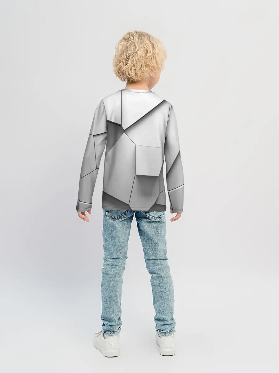 Детский лонгслив / Слом плитки