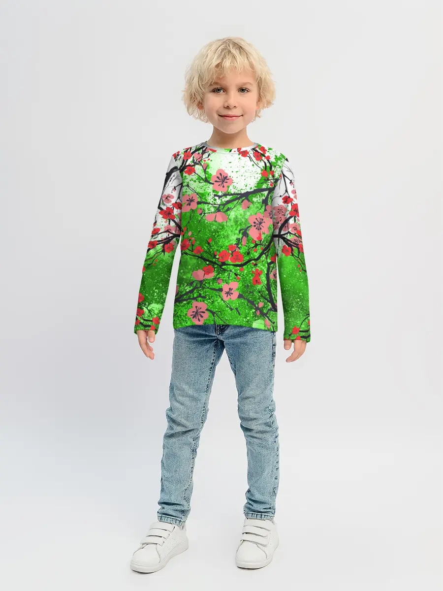 Детский лонгслив / Сакура | Sakura