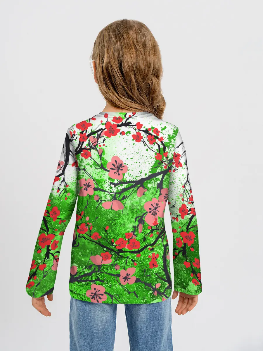 Детский лонгслив / Сакура | Sakura