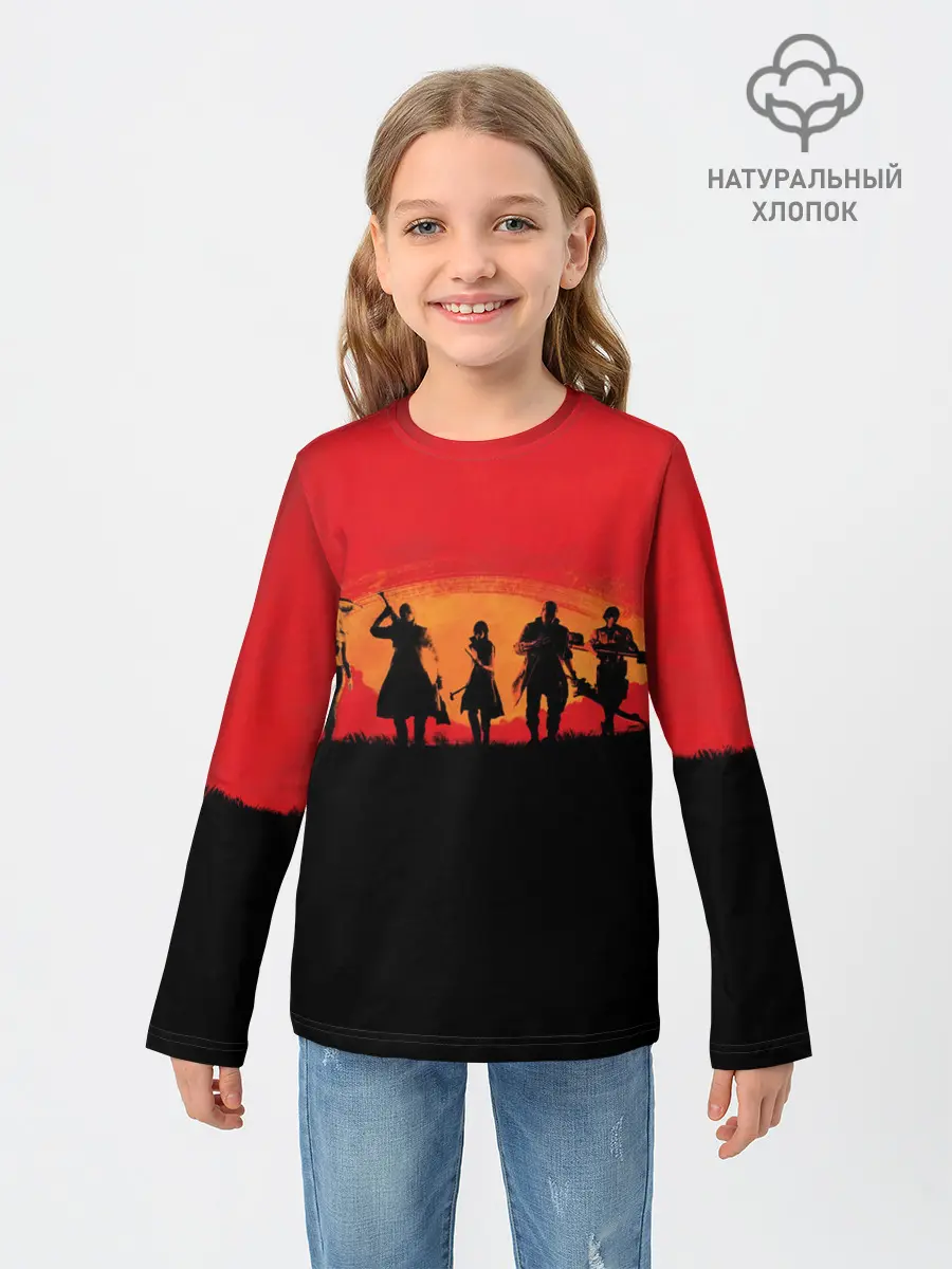 Детский лонгслив / DMC x RDR