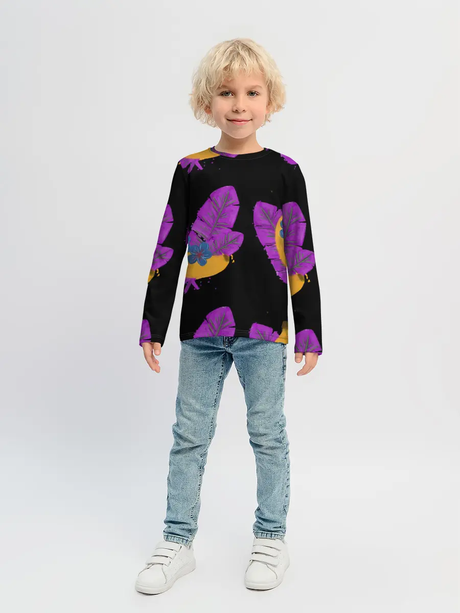 Детский лонгслив / Тропики