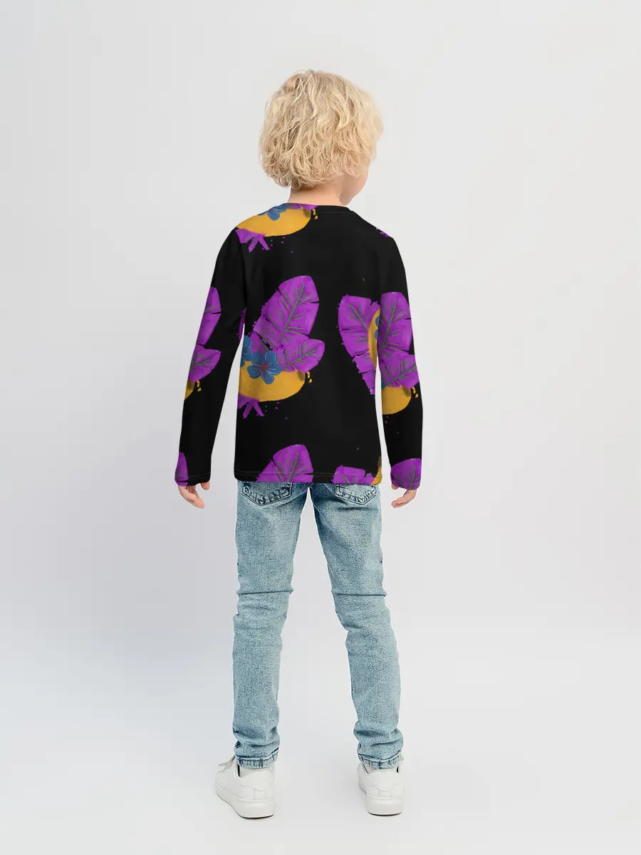 Детский лонгслив / Тропики