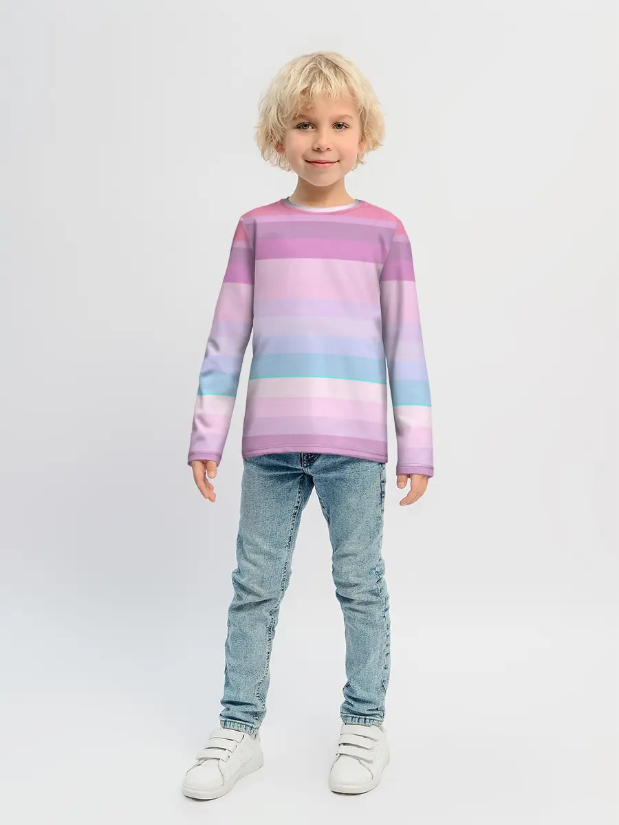 Детский лонгслив / Спокойные цвета | Calm colors