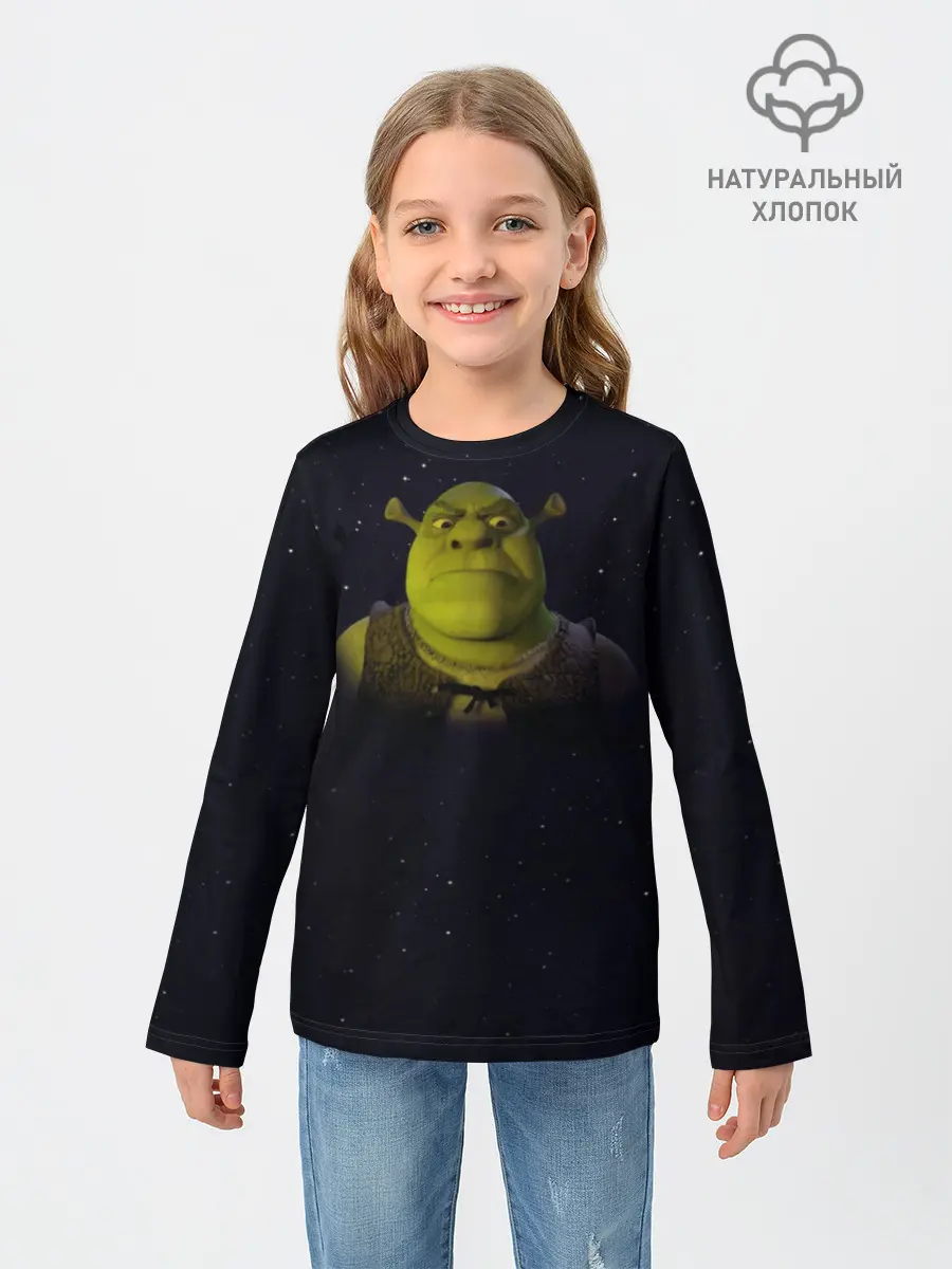 Детский лонгслив / Злой Шрек