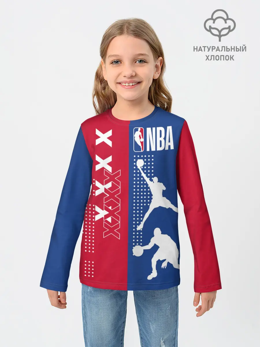 Детский лонгслив / NBA