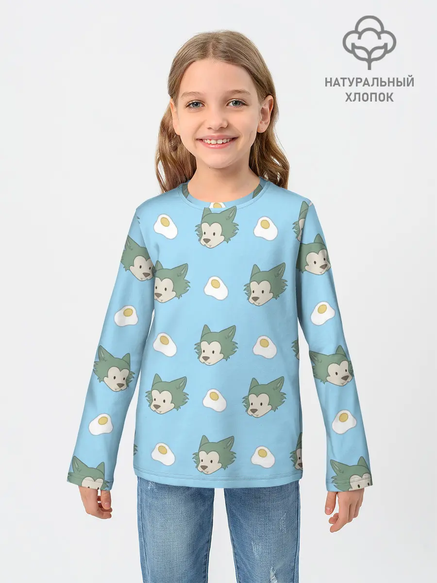 Детский лонгслив / Legosi pattern