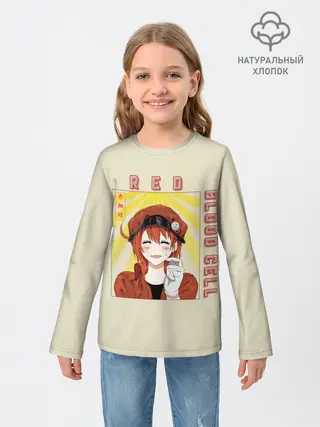 Детский лонгслив / Blood cell