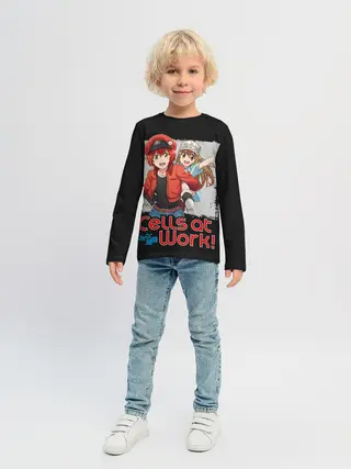 Детский лонгслив / Эритроцит и тромбоцит