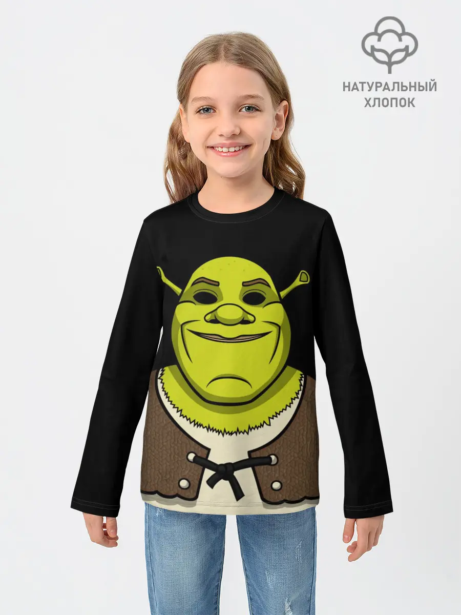 Детский лонгслив / Шрэк