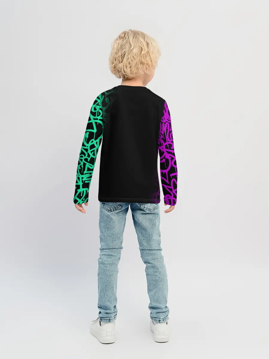 Детский лонгслив / PUBG NEW STATE / ПАБГ НЕОН