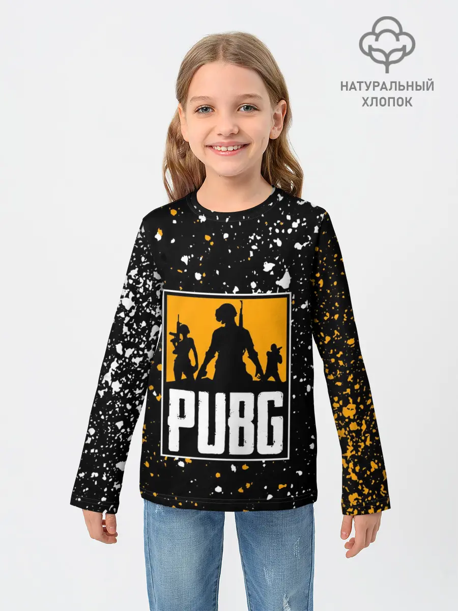 Детский лонгслив / PUBG / ПАБГ / ГРАНЖ