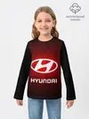 Детский лонгслив / HYUNDAI / ХЕНДАЙ / RED STYLE