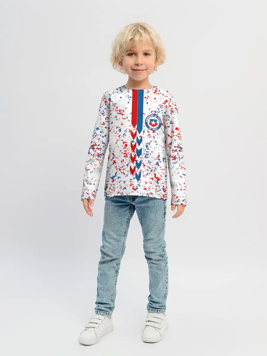 Детский лонгслив / Сборная Чили.