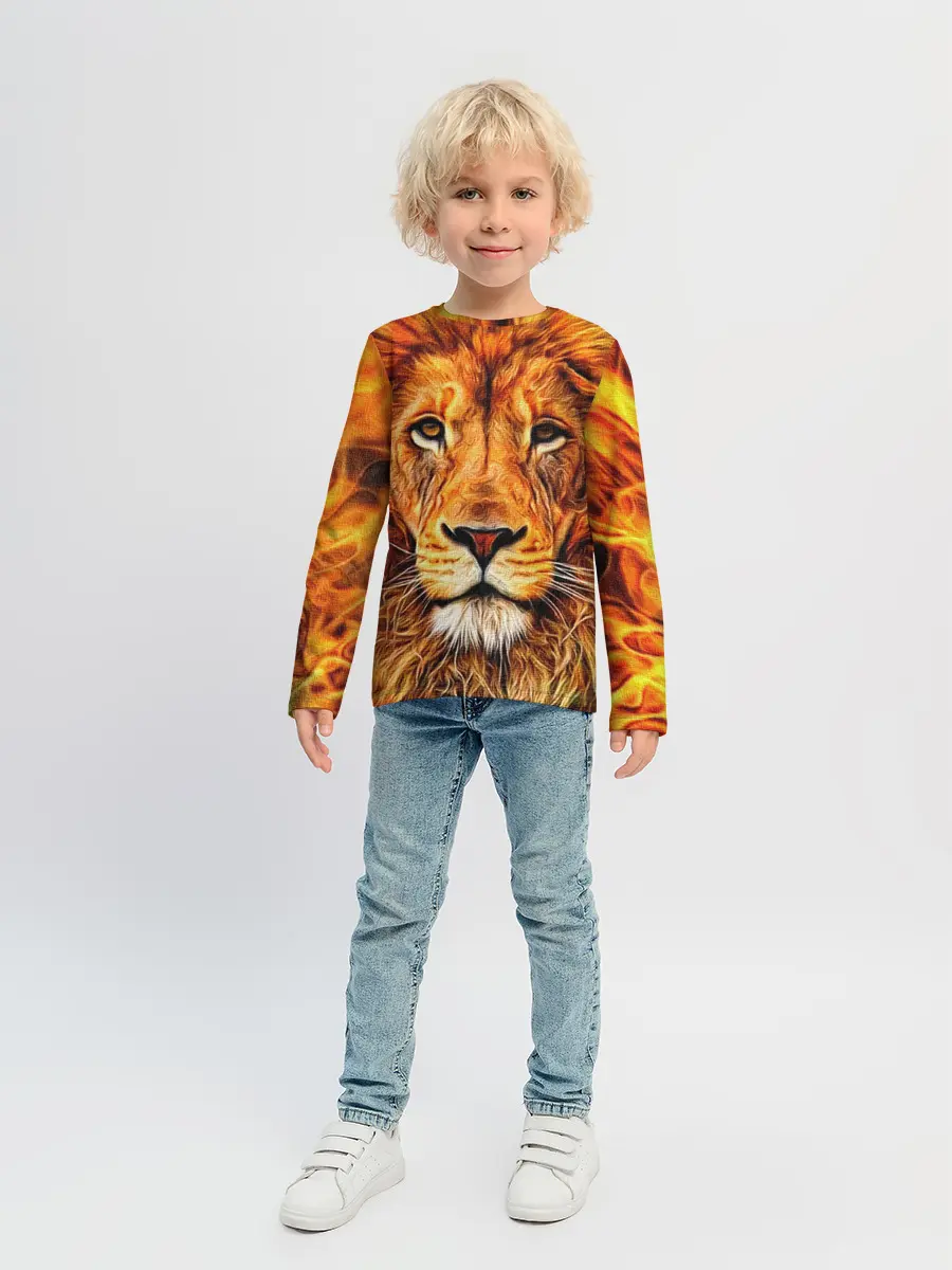 Детский лонгслив / LION
