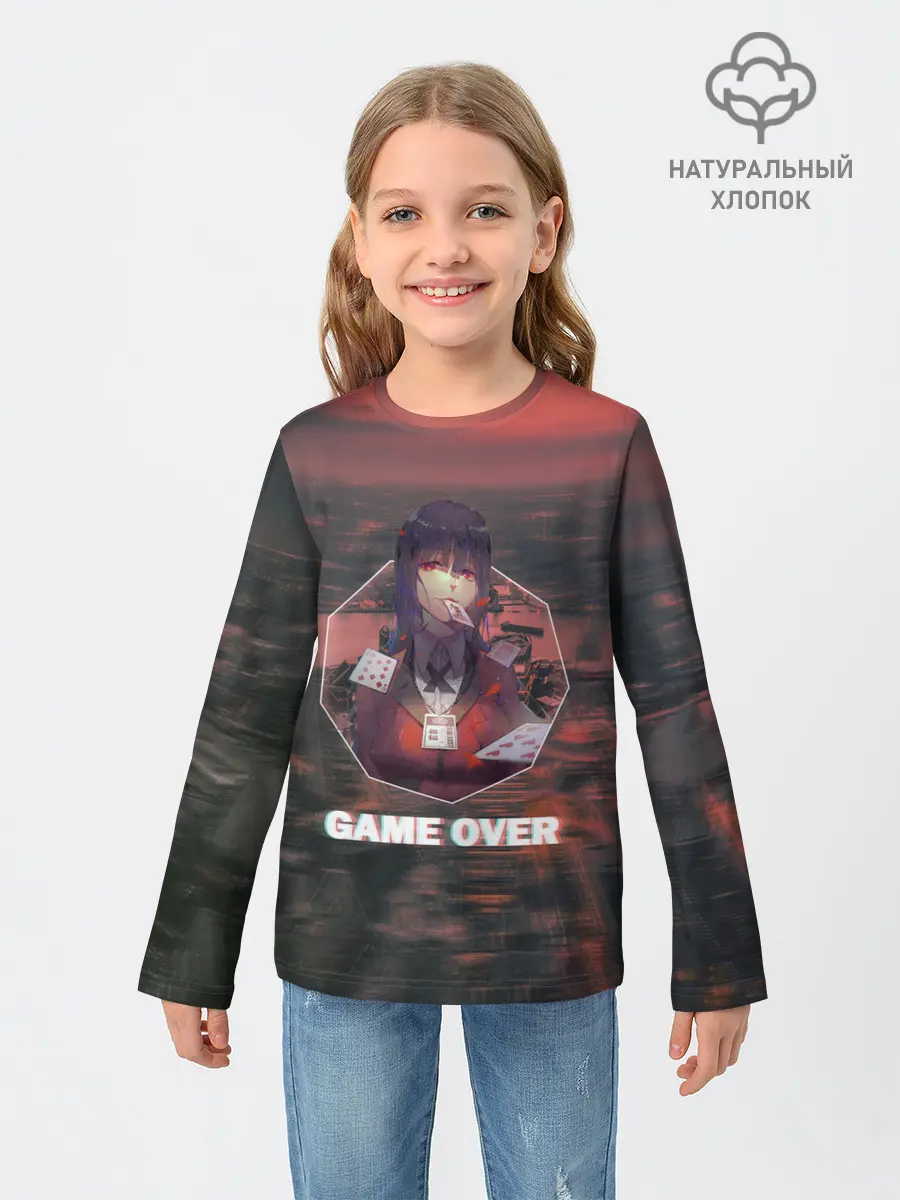 Детский лонгслив / Kakegurui Yumeko Jabami art