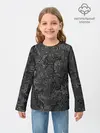 Детский лонгслив / КАМУФЛЯЖ В ЧЕРНУЮ ТОЧКУ