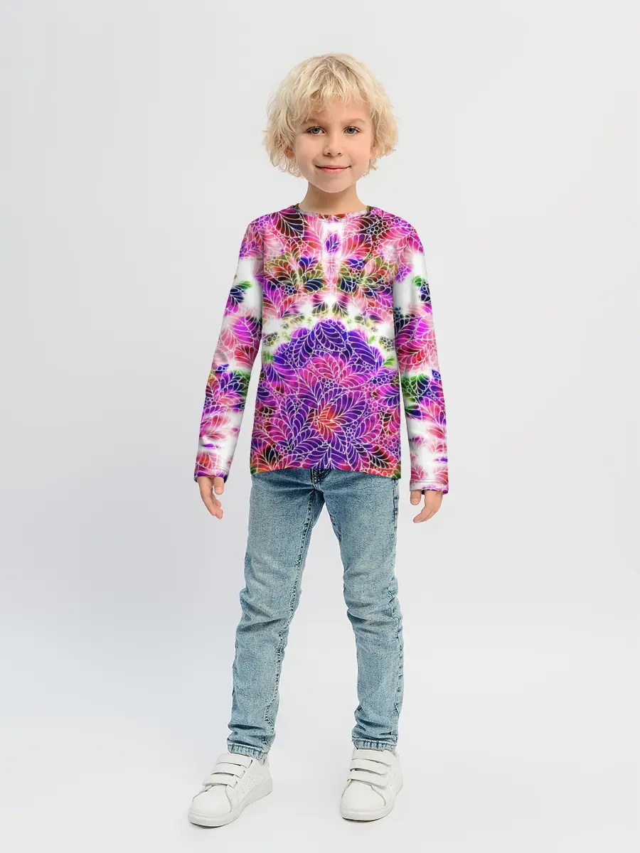 Детский лонгслив / Тай-дай