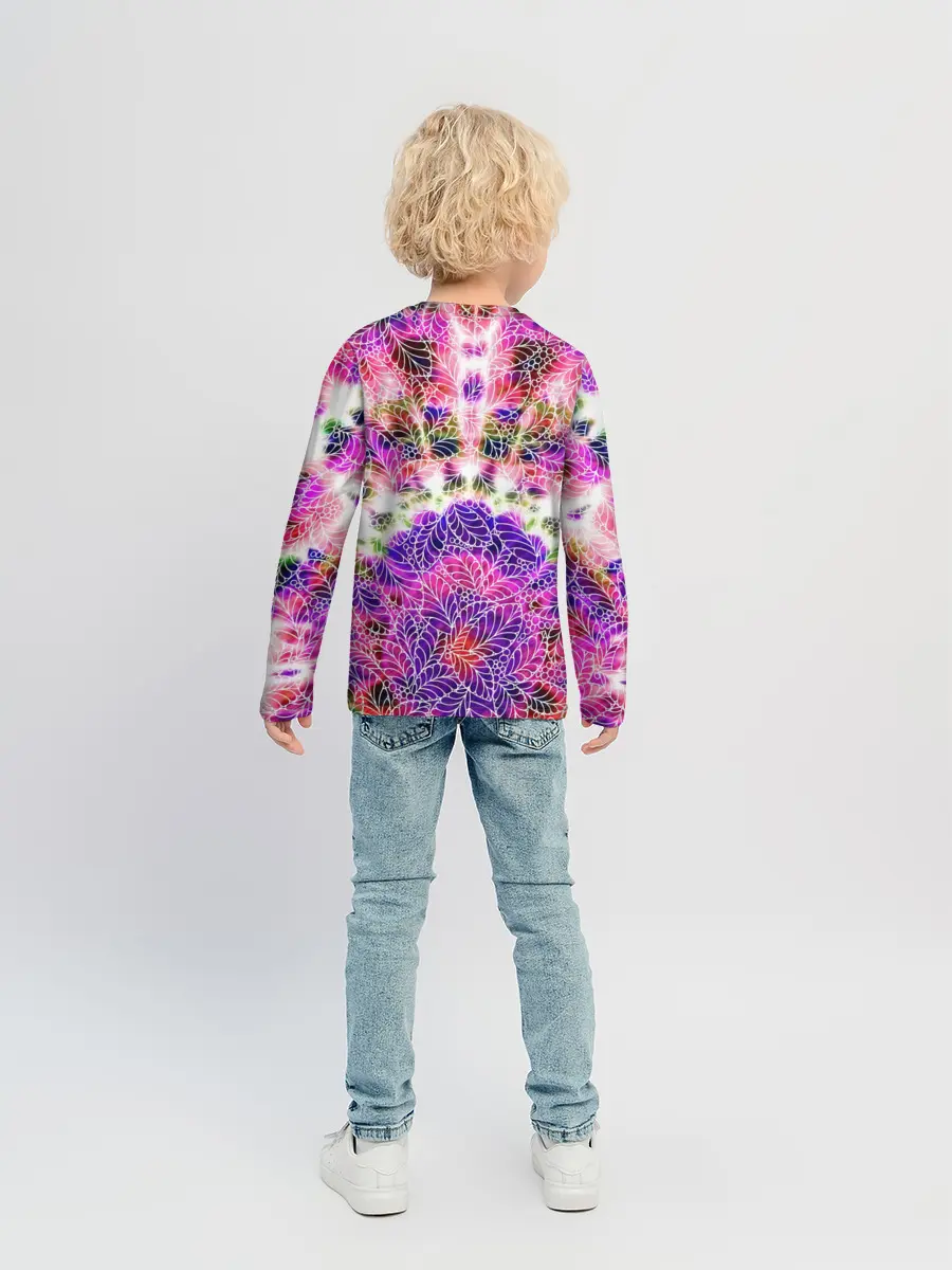 Детский лонгслив / Тай-дай