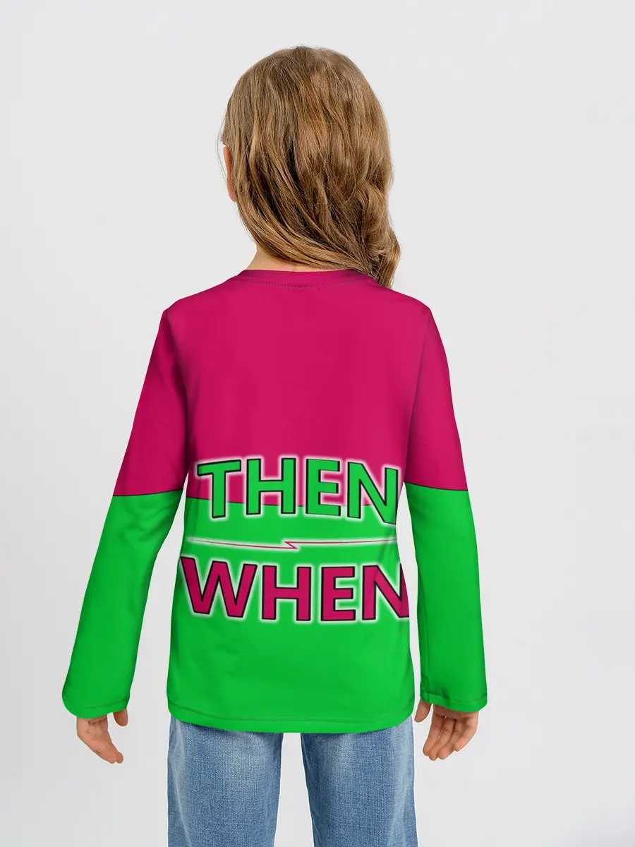 Детский лонгслив / если не сейчас то когда