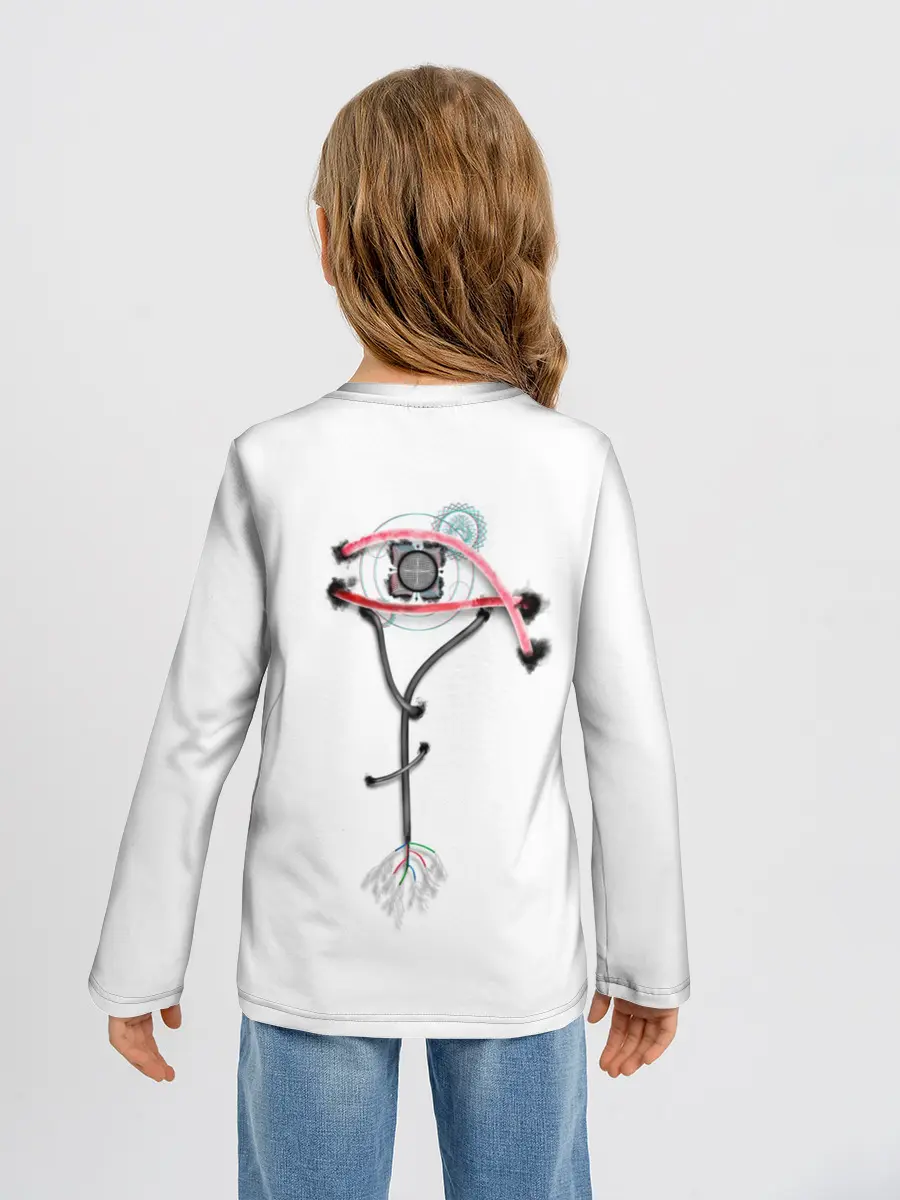 Детский лонгслив / Yami: listen to my heart 3D