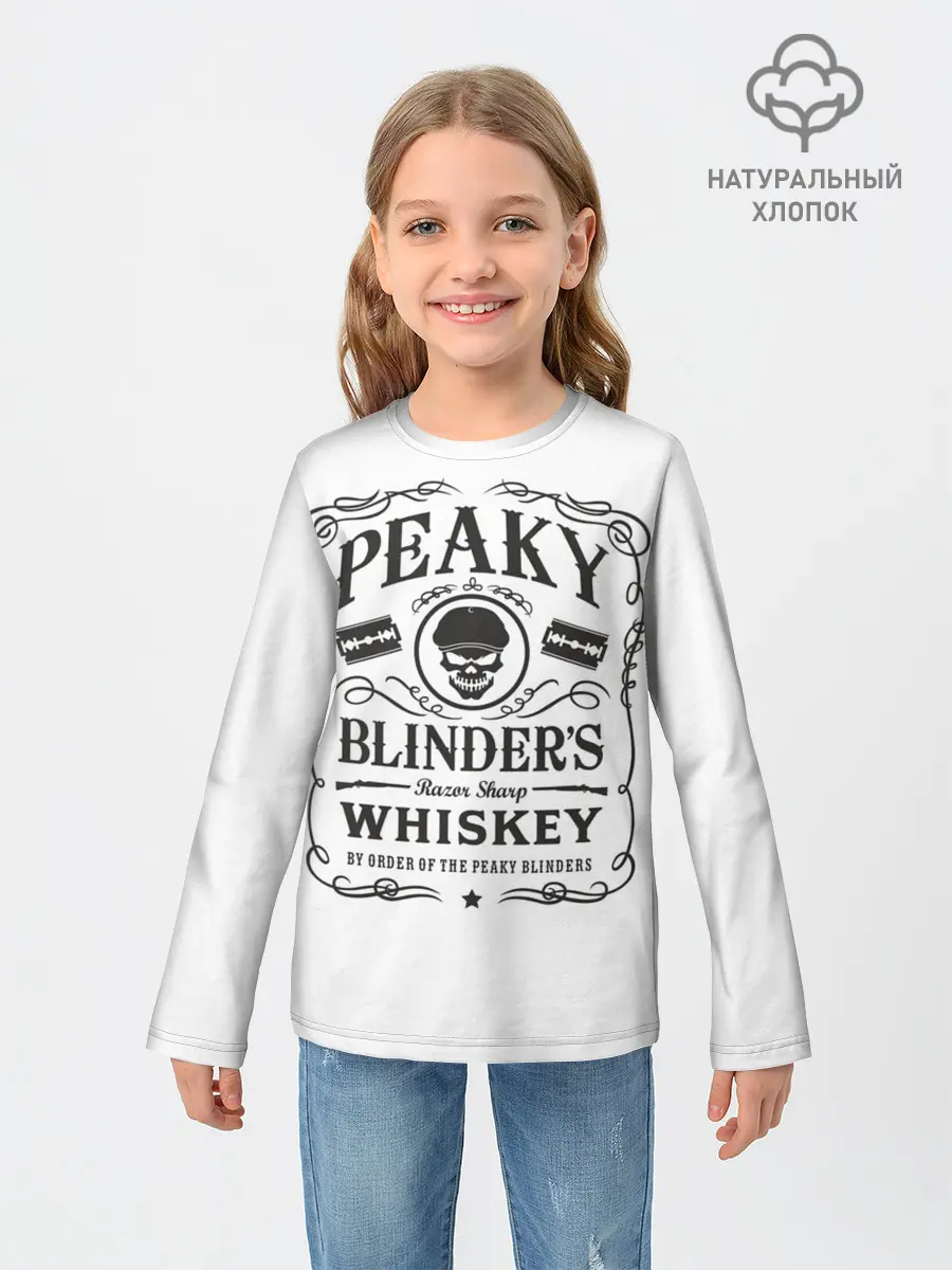 Детский лонгслив / Острые Козырьки Whiskey