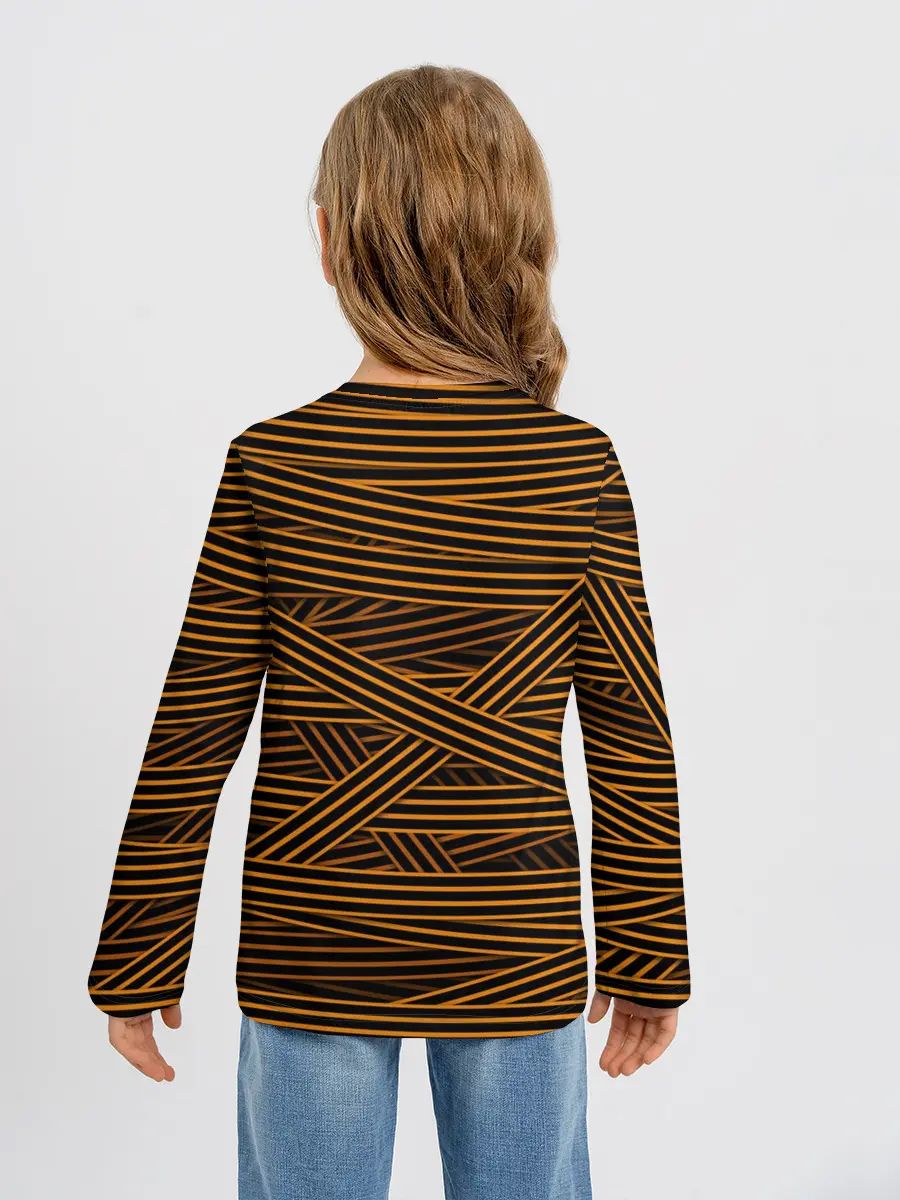 Детский лонгслив / ГЕОРГИЕВСКАЯ ЛЕНТА КАМУФЛЯЖ