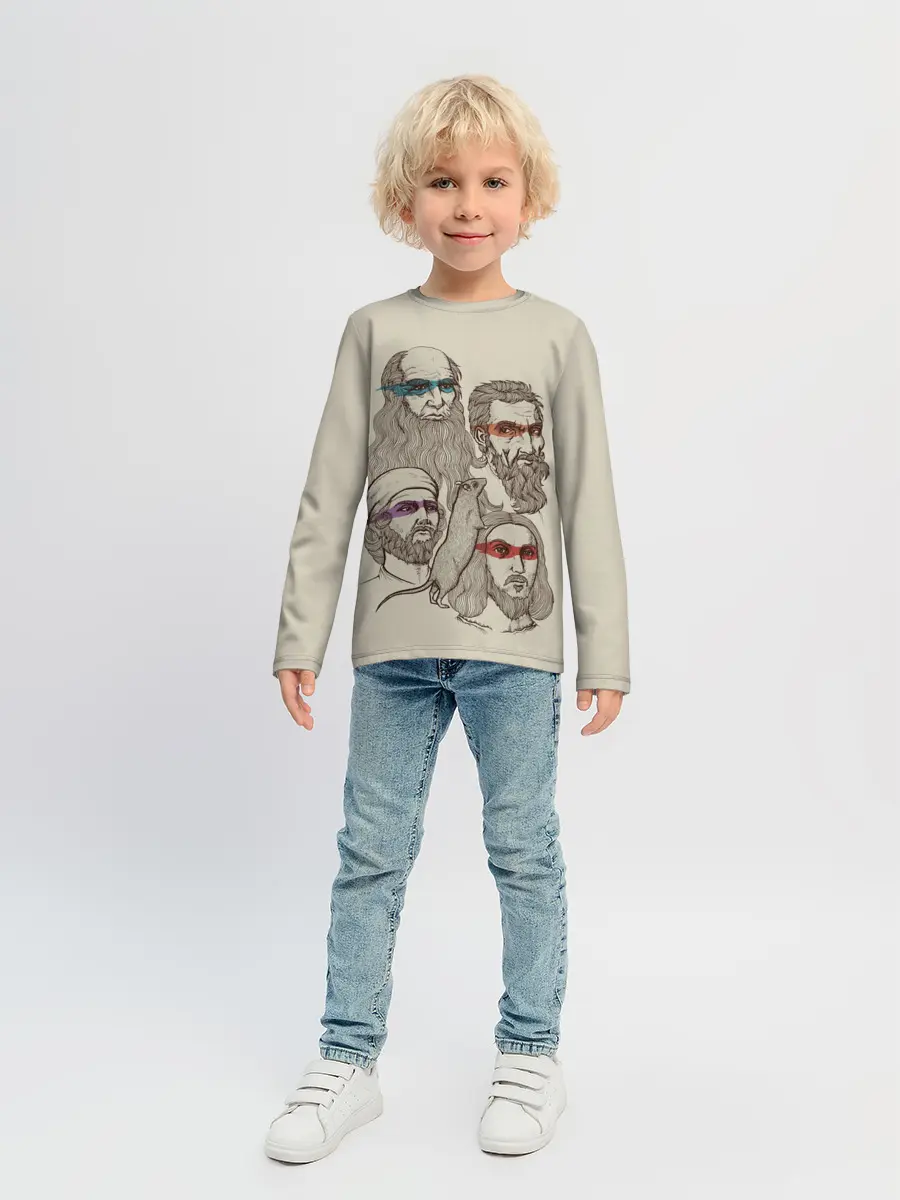 Детский лонгслив / Они вам не черепашки ниндзя