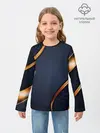 Детский лонгслив / 3D БРОНЯ ВСТАВКИ ЗОЛОТА