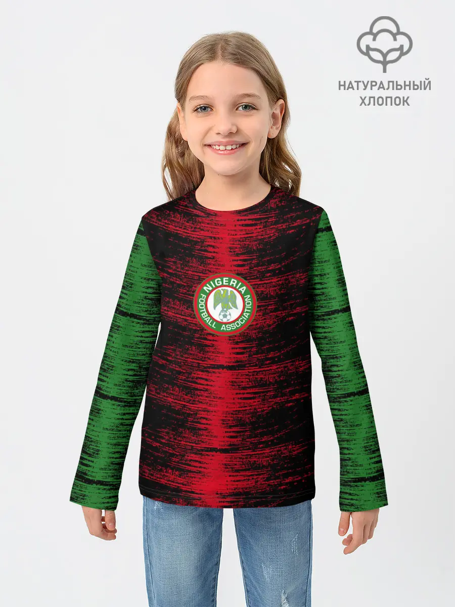 Детский лонгслив / Сборная Нигерии