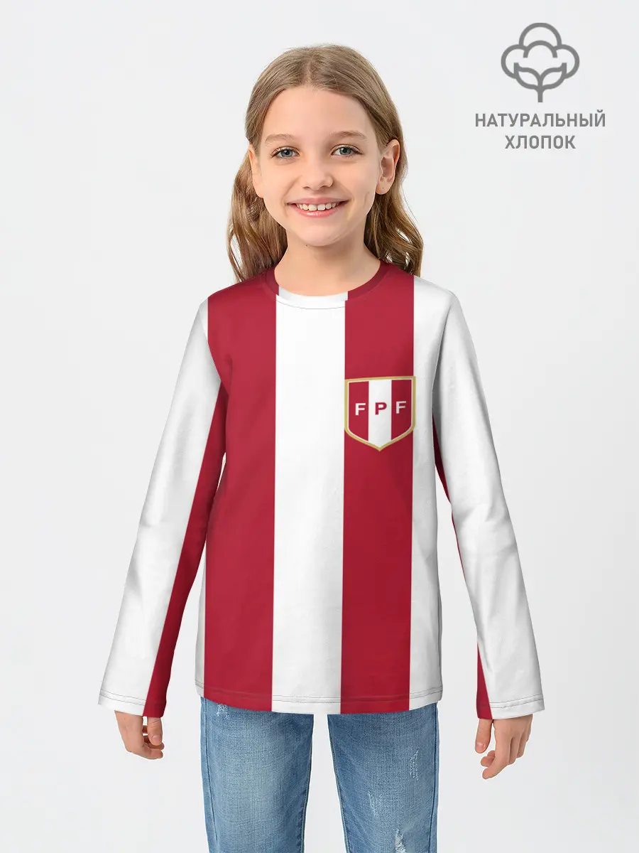 Детский лонгслив / Сборная Перу.