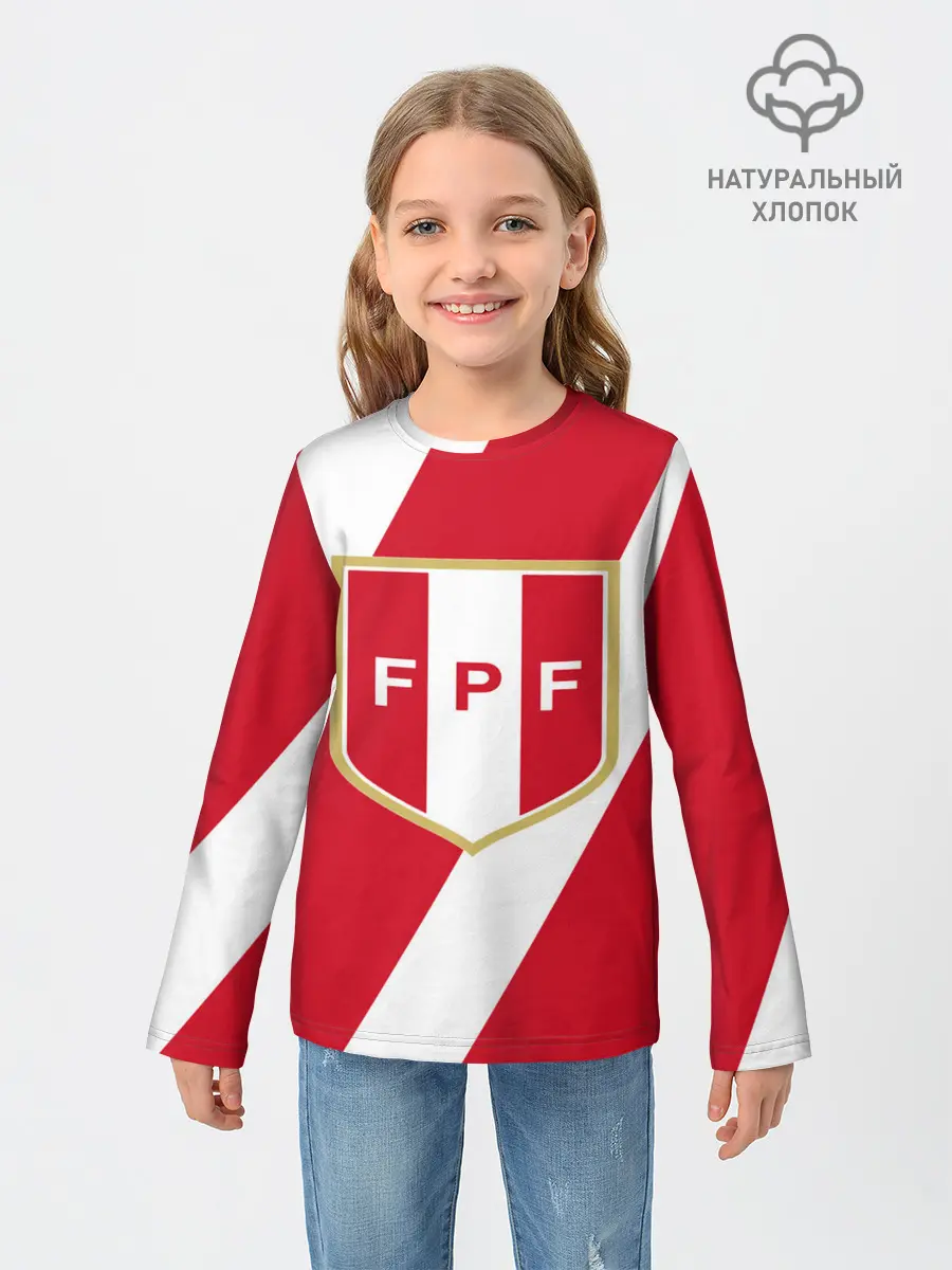 Детский лонгслив / Сборная Перу