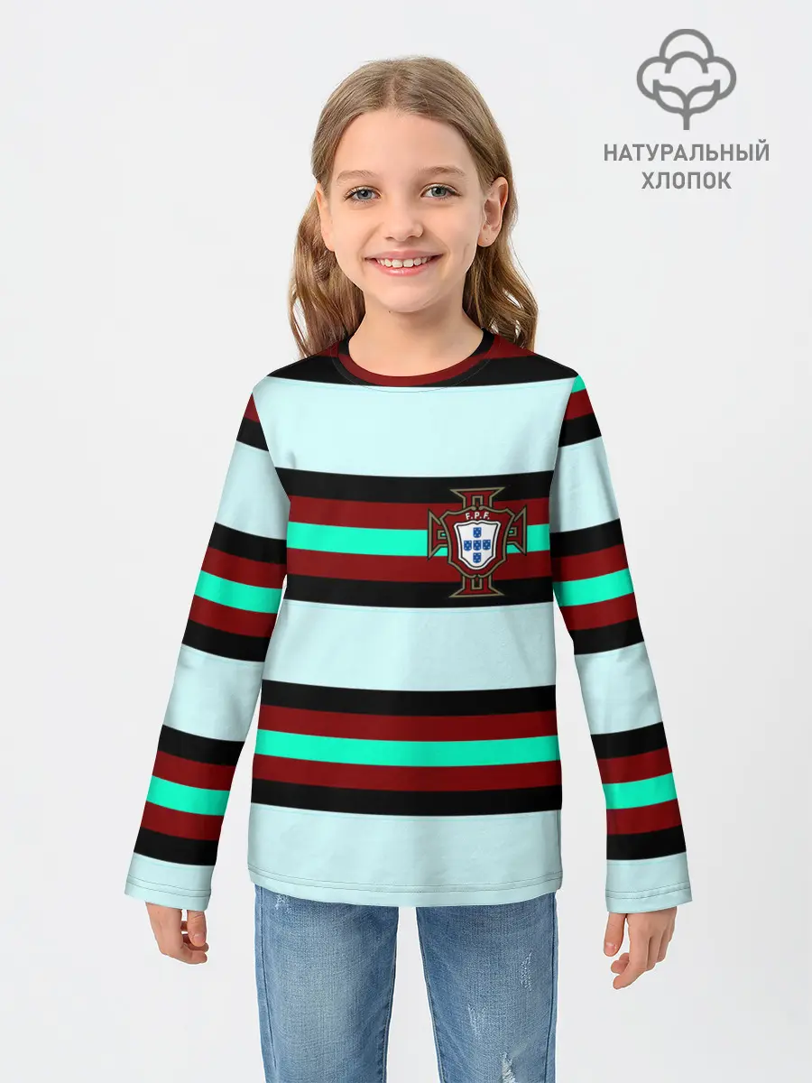 Детский лонгслив / Сборная Португалии.