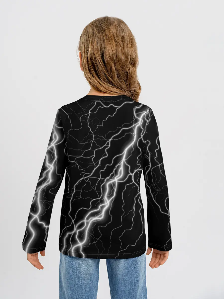 Детский лонгслив / КОРОЛЬ И ШУТ - МОЛНИЯ