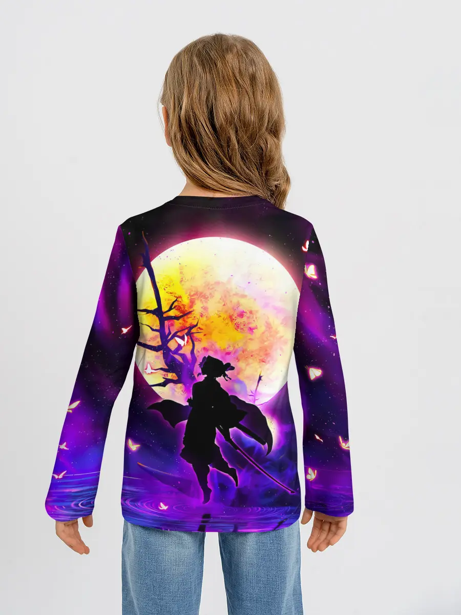 Детский лонгслив / Шинобу Кочо Kimetsu no Yaiba