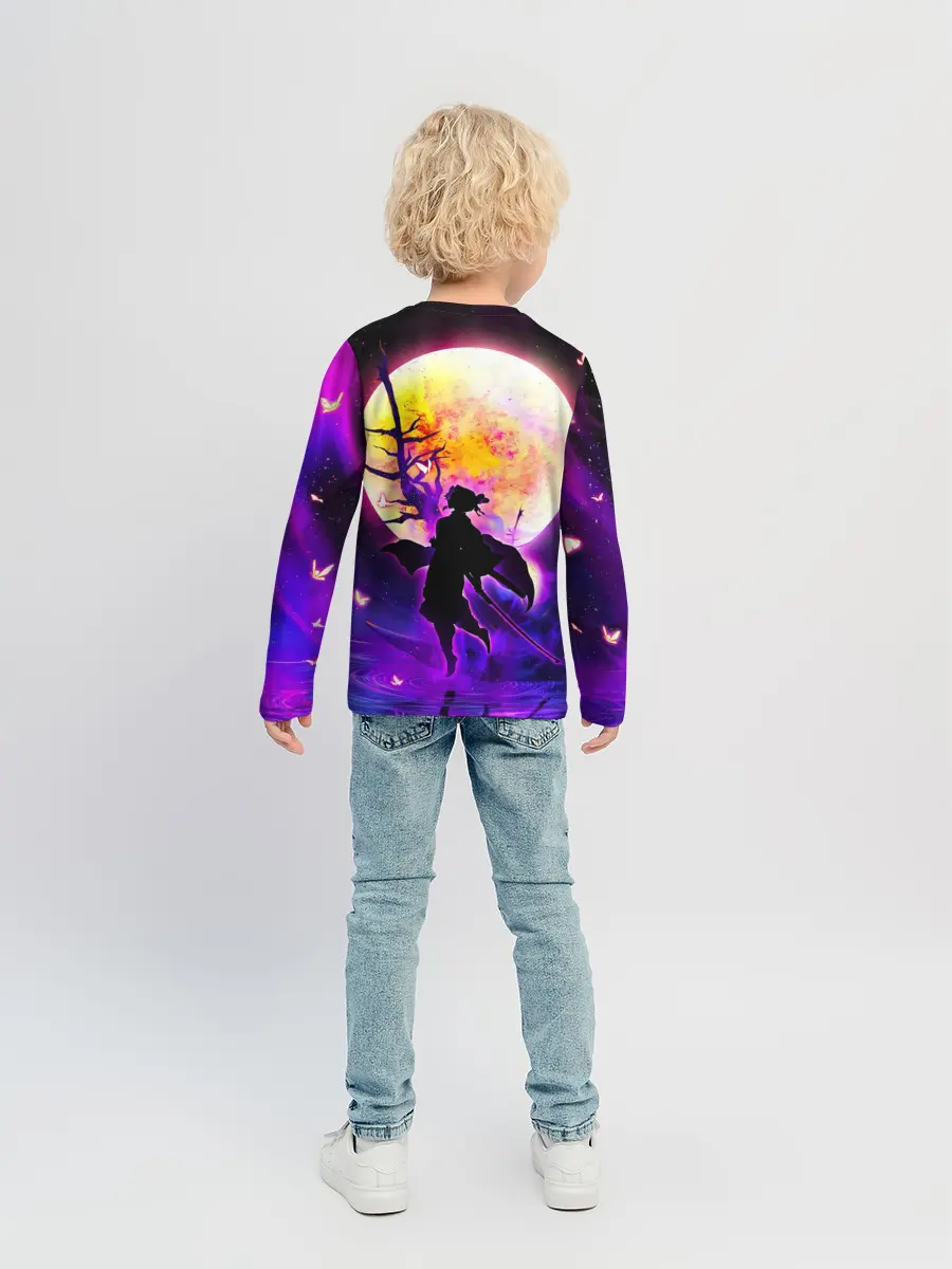 Детский лонгслив / Шинобу Кочо Kimetsu no Yaiba