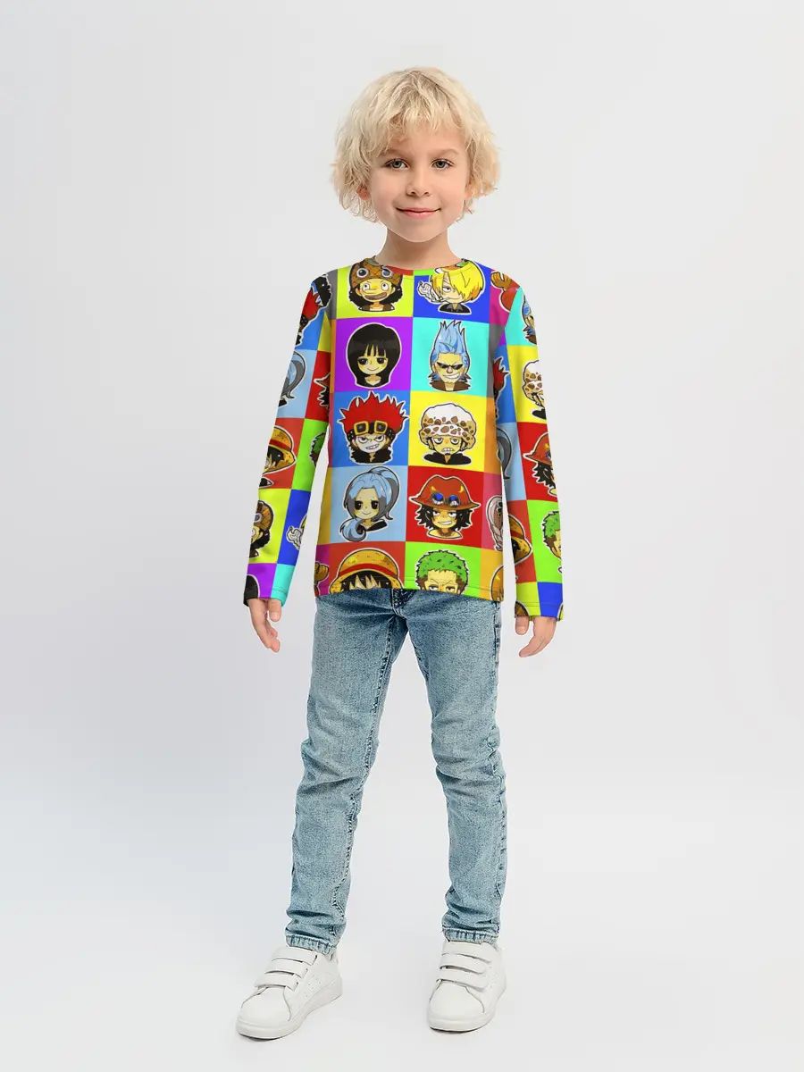 Детский лонгслив / ONE PIECE / ВАН ПИС / УЗОР